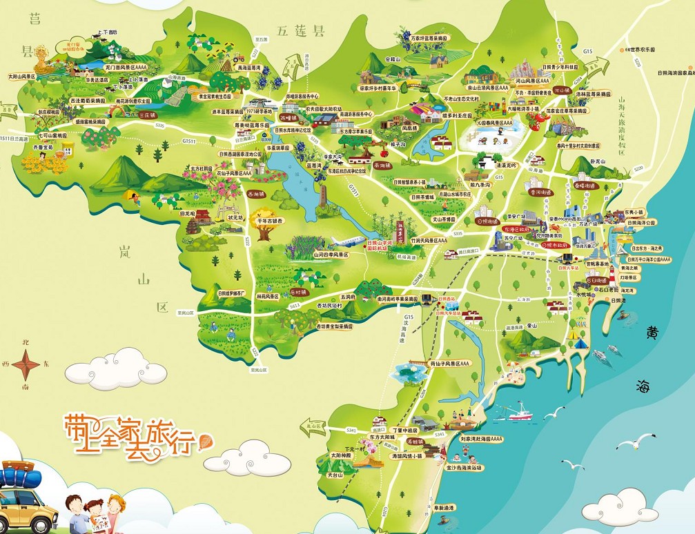 古镇镇景区使用手绘地图给景区能带来什么好处？